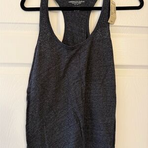 American Eagle Outfitters Women's Dark Gray Ultimate Tank Top